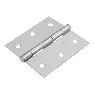 Bisagras tipo capuchina, acero cromo mate, cabeza plana