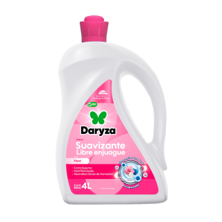 Suavizante libre enjuague floral Daryza de 4 litros 33795
