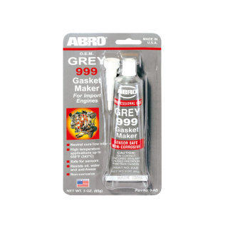 Silicona automotriz gris Abro 999 de 3 oz (85 gr) 9-AB