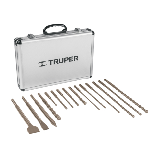 Juego de brocas y cinceles SDS plus de 15 un JSDS-15