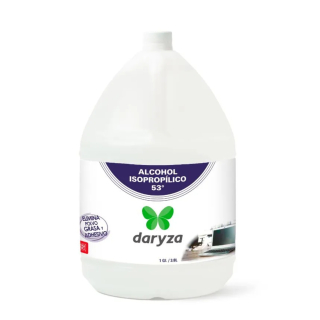 Alcohol isopropílico de 53° Daryza de 3.8 litros 5664