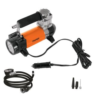 Compresora de aire con linterna para auto, 12 v COMP-12