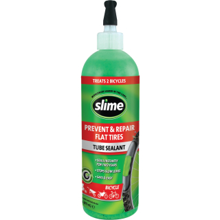 Sellador Slime para llantas con cámara (Trata 2 bicicletas) 16 Oz. 10056W