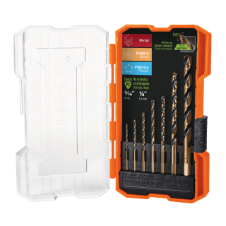 Juego de 7 brocas para metal HSS JBAV-7