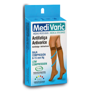 MEDIAS VARICES HASTA LA RODILLA - COMPRESION SUAVE 8-15 MMGH