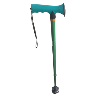 BASTON CURVO CON BASE ESTABLE