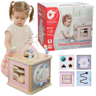 Juguete De Bebé Classic Wordl Cubo De Actividades De Ensueño Didáctico Interactivo