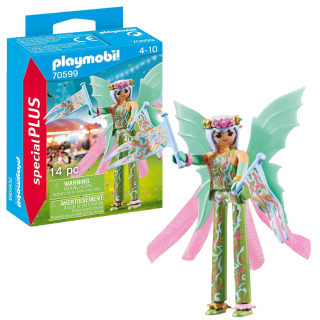 Playmobil Figura De Colección Special Plus Hada Caminante Sobre Zancos