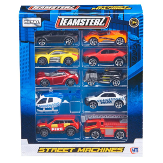 Auto Coleccionable Metálico Teamsterz Surtido Pack De 10