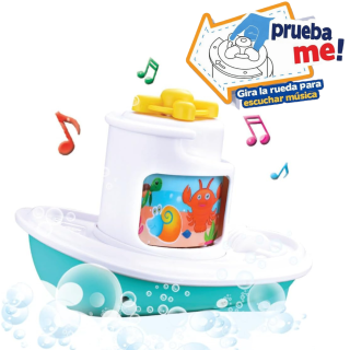 Juguete De Bebé BB Junior Splash N Play Barco Musical Para Baño