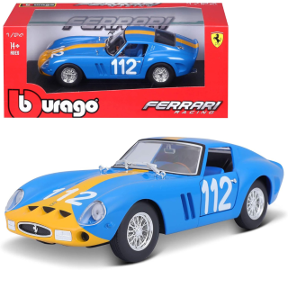 Auto de Colección Bburago 1:24 Ferrari Racing 250 GT Berlinetta TDF Azul