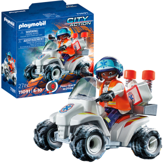 Playmobil Figura De Colección City Action Medical Quad