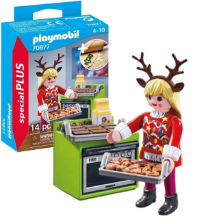 Playmobil Figura De Colección Special Plus Pastelería Navideña