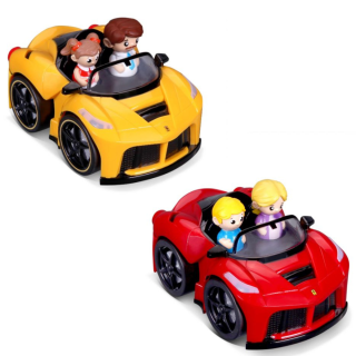 Juguete De Bebé Auto BB Junior Ferrari Pequeños Conductores Con Efectos de Luz Y Sonido