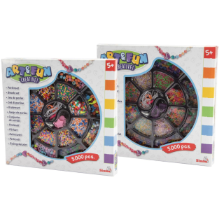 Set Para Hacer Pulseras Art & Fun Kit De Joyeria Multicolor Surtido + 5000PCS