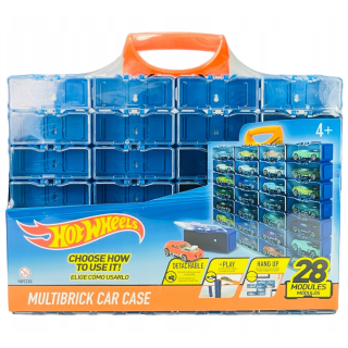 Hot Wheels Case Multimodular Estuche Para Guardar y Exhibir 28 Autos