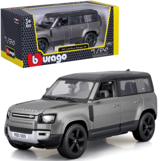 Auto de Colección 1:24 Land Rover Defender Plateado