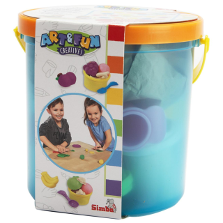 Balde de Plastilina Art & Fun Masas Moldeables con Accesorios