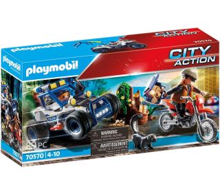 PLAYMOBIL CITY ACTION: Persecución del Ladrón de Tesoros