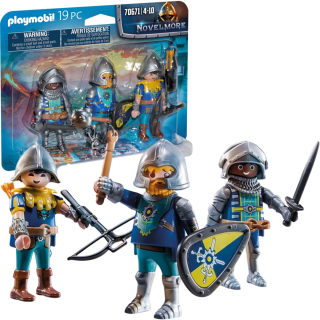 Playmobil Figura De Colección Novelmore Set De 3 Caballeros