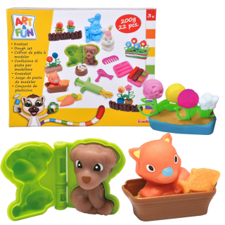 Plastilina Art & Fun Masas Moldeables Mascota con Accesorios + 22 piezas