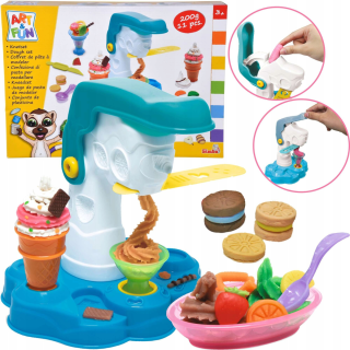 Plastilina Art & Fun Set para Postres y Helados con Accesorios + 11 Piezas