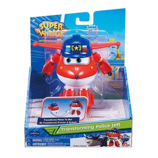 SUPER WINGS Figura Transformable Policia Jett