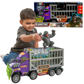 Juguete Camión Teamsterz Transporta Gorila Con Luces Y Sonidos