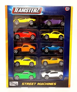 TEAMSTERZ Auto de Metal Pack de 10 Autos