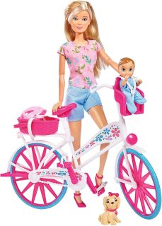 MUÑECA STEFFI LOVE Tour en Bici con Accesorios