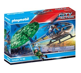 PLAYMOBIL CITY ACTION: Persecución en Paracaidas