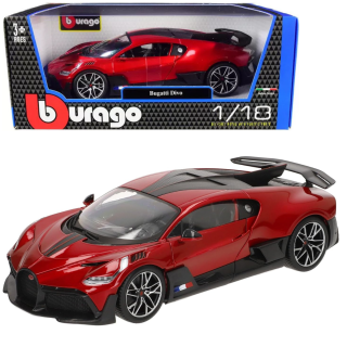 Auto de Colección 1:18 Bugatti Divo Rojo