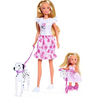 MUÑECA STEFFI LOVE con Evi Paseo Dalmata