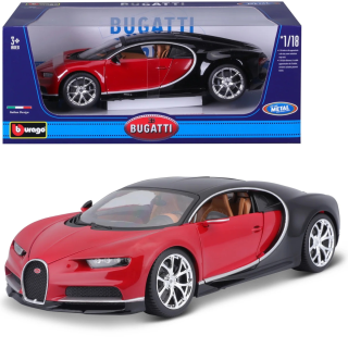Auto de Colección 1:18 Bugatti Chiron Rojo