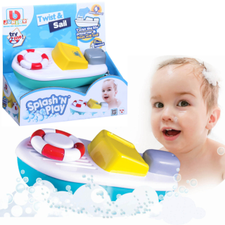 Juguete De Bebé BB Junior Splash N Play Lancha Gira Y Navega Para Baño