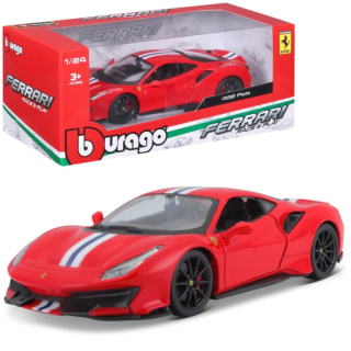 Auto de Colección 1:24 Ferrari R&P 488 Pista Rojo