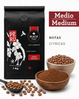 Bolsa de 1 kg. de café tostado medio