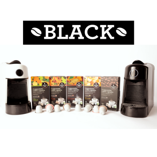 Cafetera Compacta + 120 Cápsulas - Experiencia de Café Inigualable