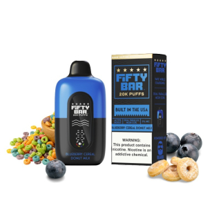FIFTY BAR 20K BLUEBERRY CEREAL DONUT MILK 20 000 PUFFS