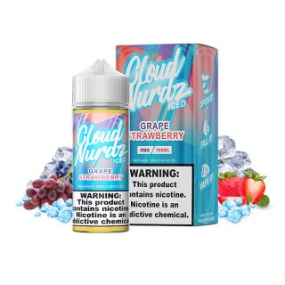 CLOUD NURDZ GRAPE STRAWBERRY ICE 100 ML