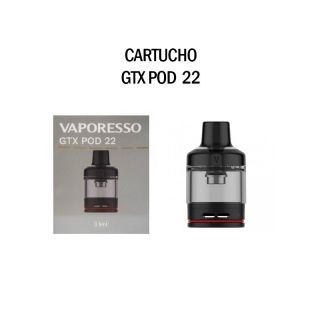 CARTUCHO VAPORESO GTX POD 22