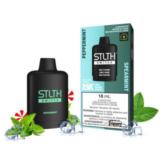 STLTH SWITCH - CARTUCHO  - PEPERMINT & SPEARMINT 15 000 PUFFS