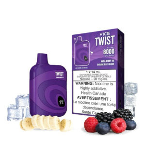 VICE TWIST NANA BERRY ICE 8000 PUFFS
