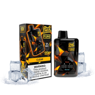 CLOUD NURDZ FUMI 55K CLEAR 50 000 PUFFS