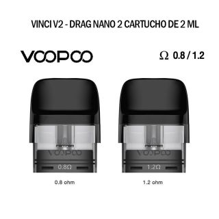 CARTUCHO VOOPOO DRAG NANO 2 POD KIT