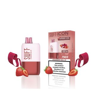 SWFT ICON STRAWBERRY ROLL UP 7500 PUFFS