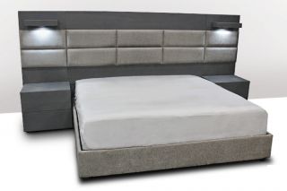 DM DORMITORIO KING + CABECERA + 2 VELADORES DAKOTA