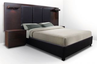 DM DORMITORIO QUEEN + CABECERA + 2 VELADORES + 2 LUCES DICROICAS BANGTAN