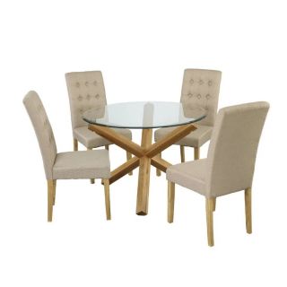 DM JUEGO DE COMEDOR 4 SILLAS MONTSERRAT
