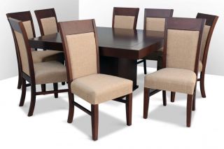 DM JUEGO DE COMEDOR 8 SILLAS SILVER